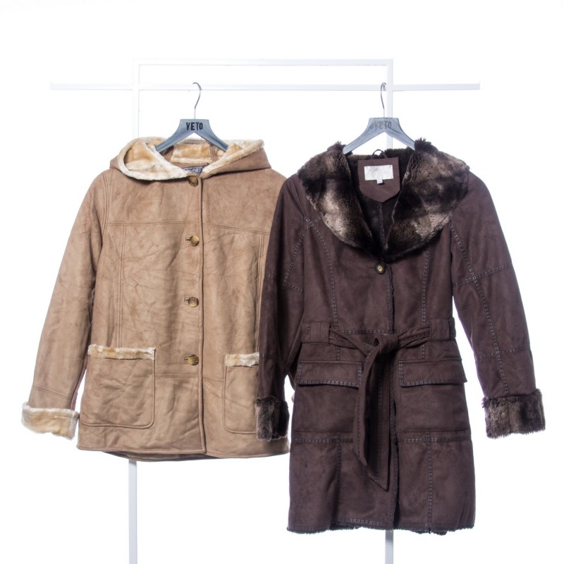 Faux Sheepskin Coat winter Mix