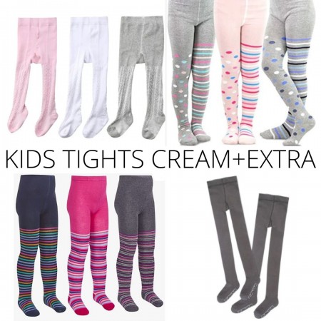 Kids Tights Cream + Extra /...